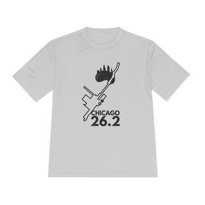 CHICAGO MARATHON ROUTE 26.2 *Premium Athletic T-Shirt