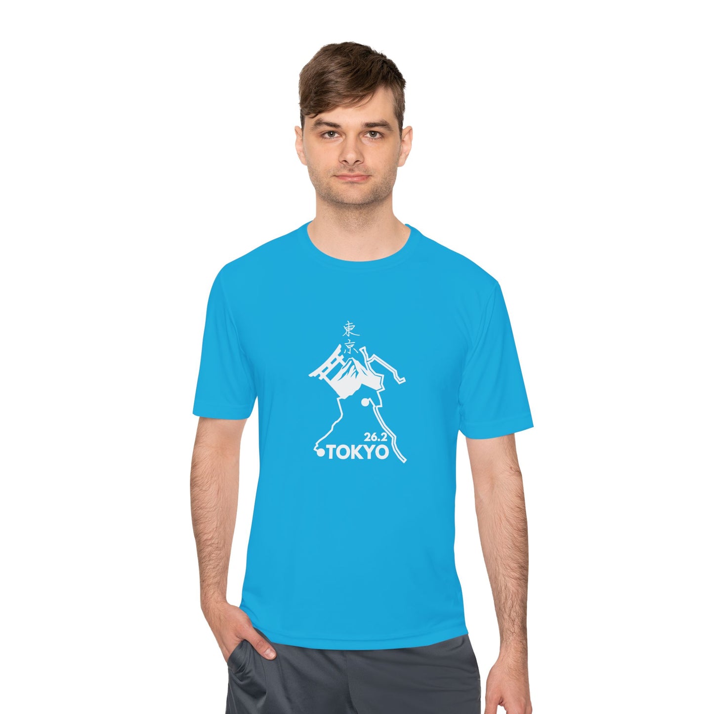 TOKYO MARATHON ROUTE *Premium Athletic T-Shirt W