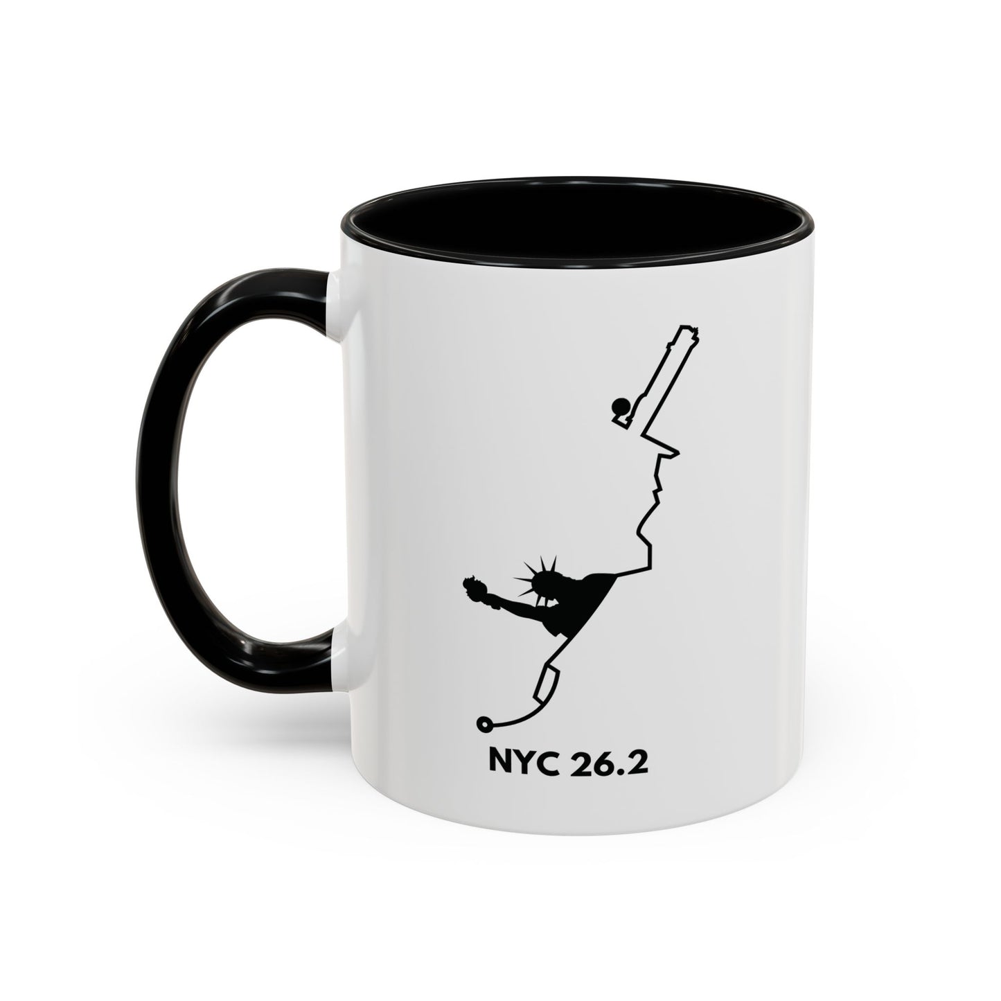 NYC MARATHON ROUTE Mug