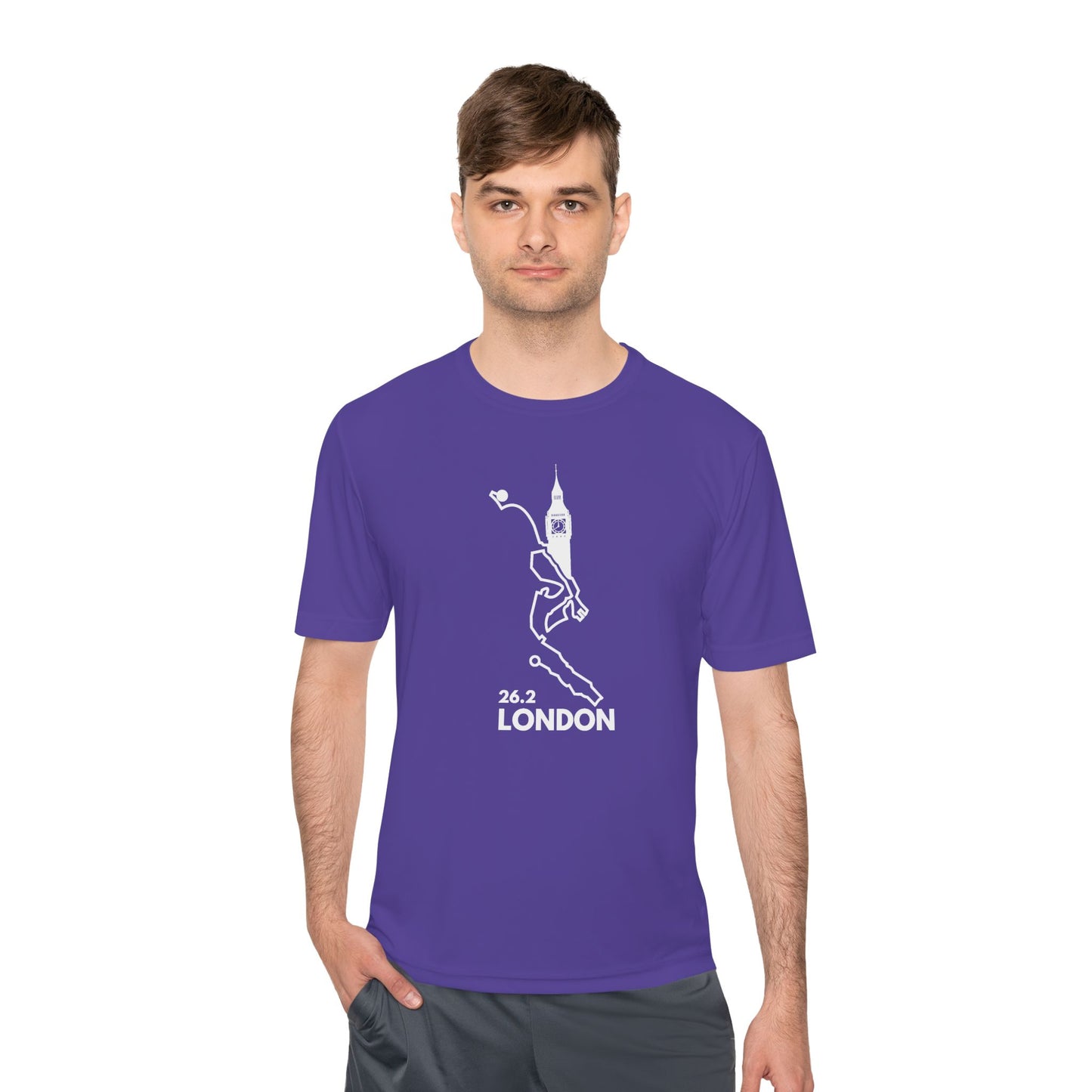 LONDON MARATHON ROUTE 26.2 - *Premium Athletic T-Shirt