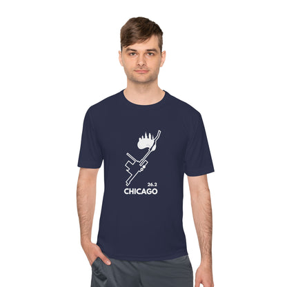 CHICAGO MARATHON ROUTE 26.2 *Premium Athletic T-Shirt W