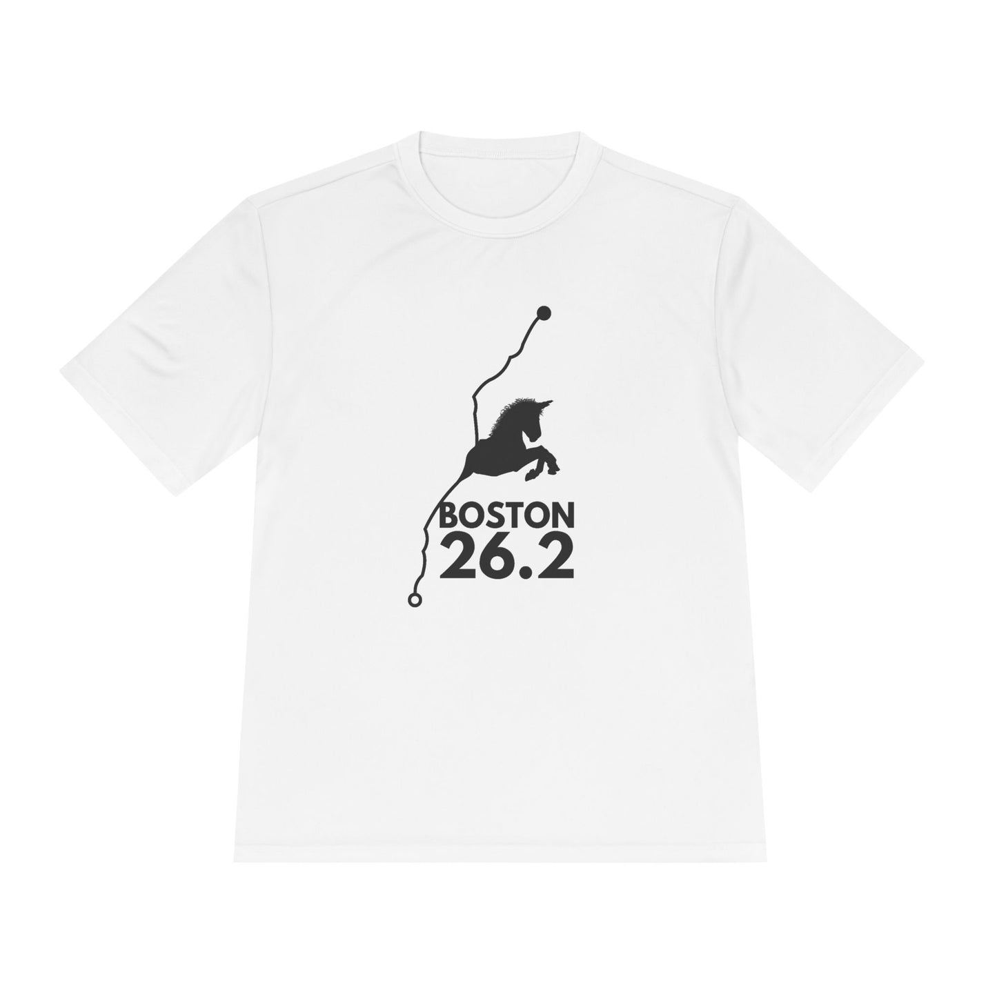BOSTON MARATHON ROUTE 26.2 *Premium Athletic T-Shirt
