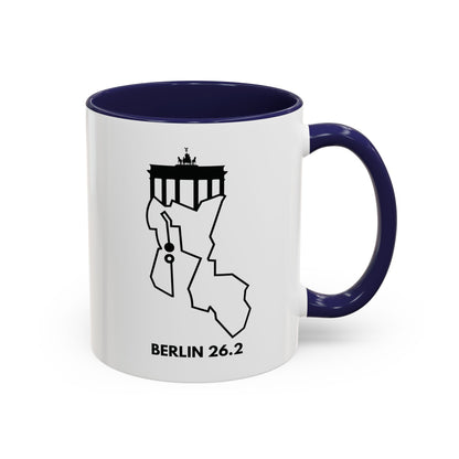 BERLIN MARATHON ROUTE 26.2 - Mug