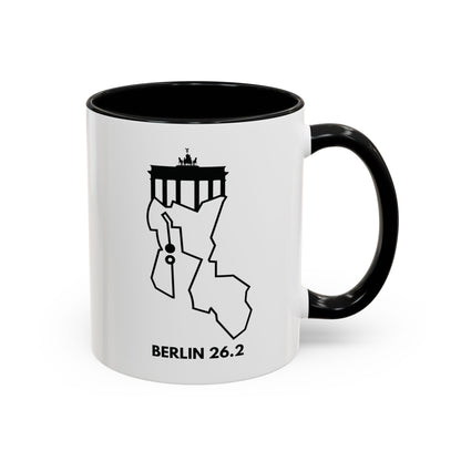 BERLIN MARATHON ROUTE 26.2 - Mug