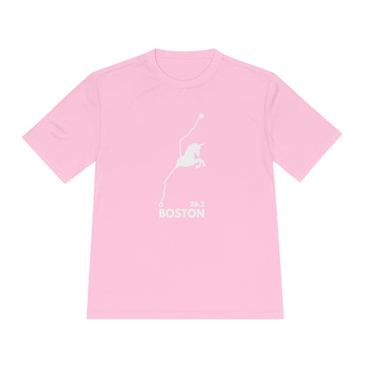 BOSTON MARATHON ROUTE 26.2 *Premium Athletic T-Shirt W