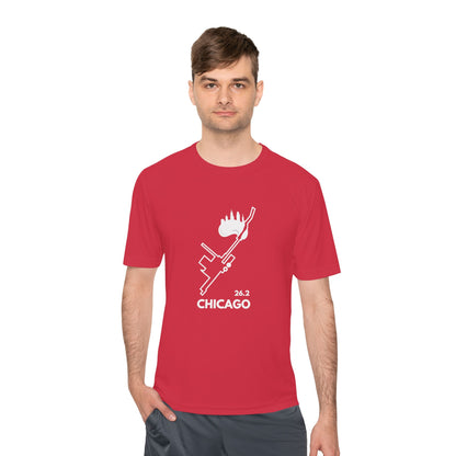 CHICAGO MARATHON ROUTE 26.2 *Premium Athletic T-Shirt W