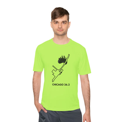CHICAGO MARATHON ROUTE 26.2 *Premium Athletic T-Shirt