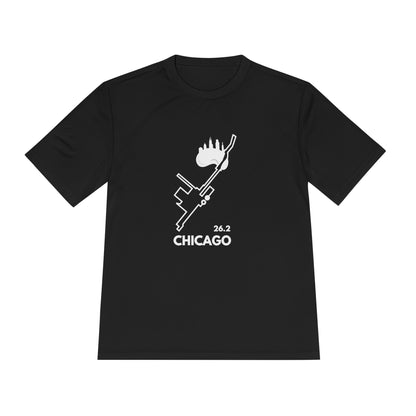CHICAGO MARATHON ROUTE 26.2 *Premium Athletic T-Shirt W