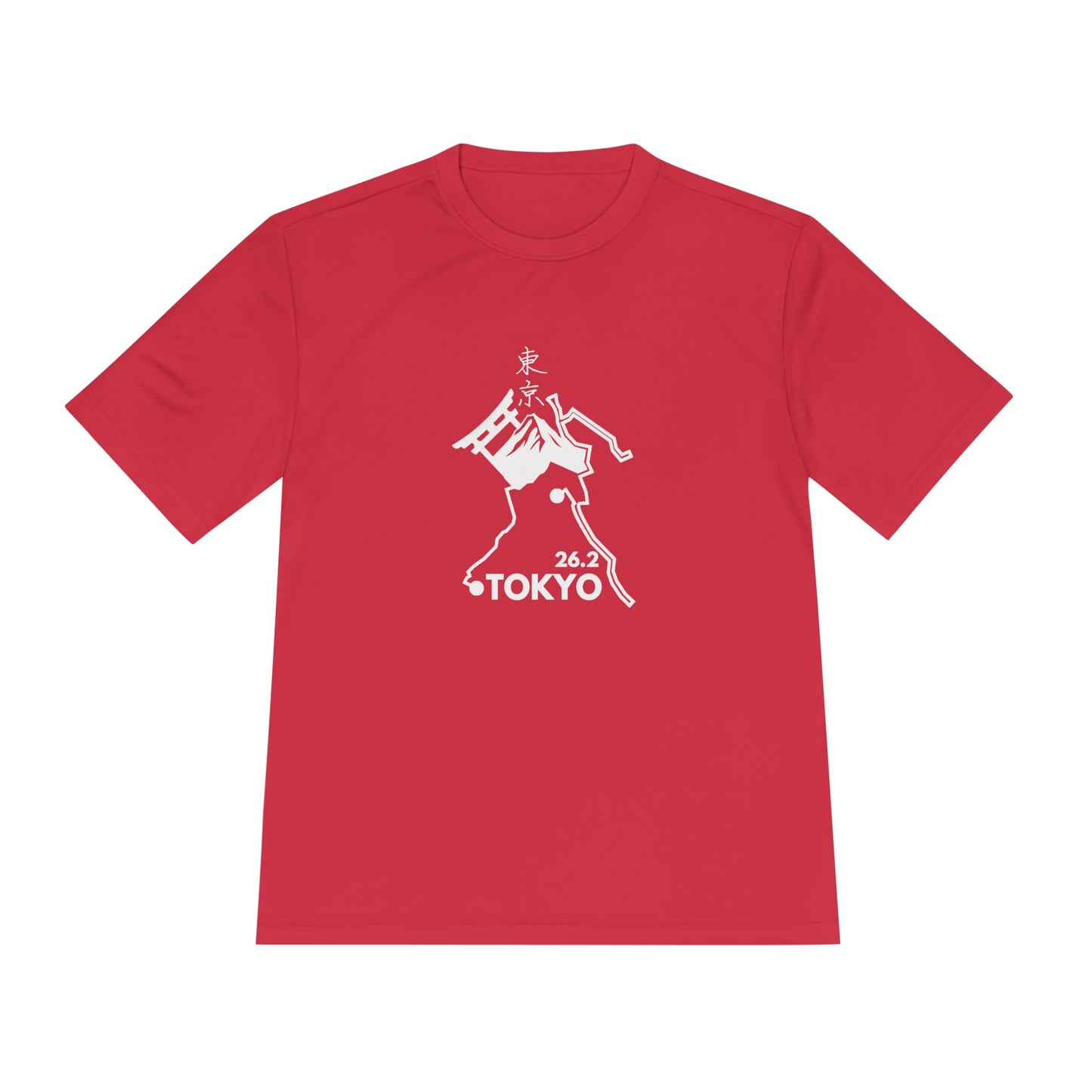 TOKYO MARATHON ROUTE *Premium Athletic T-Shirt W