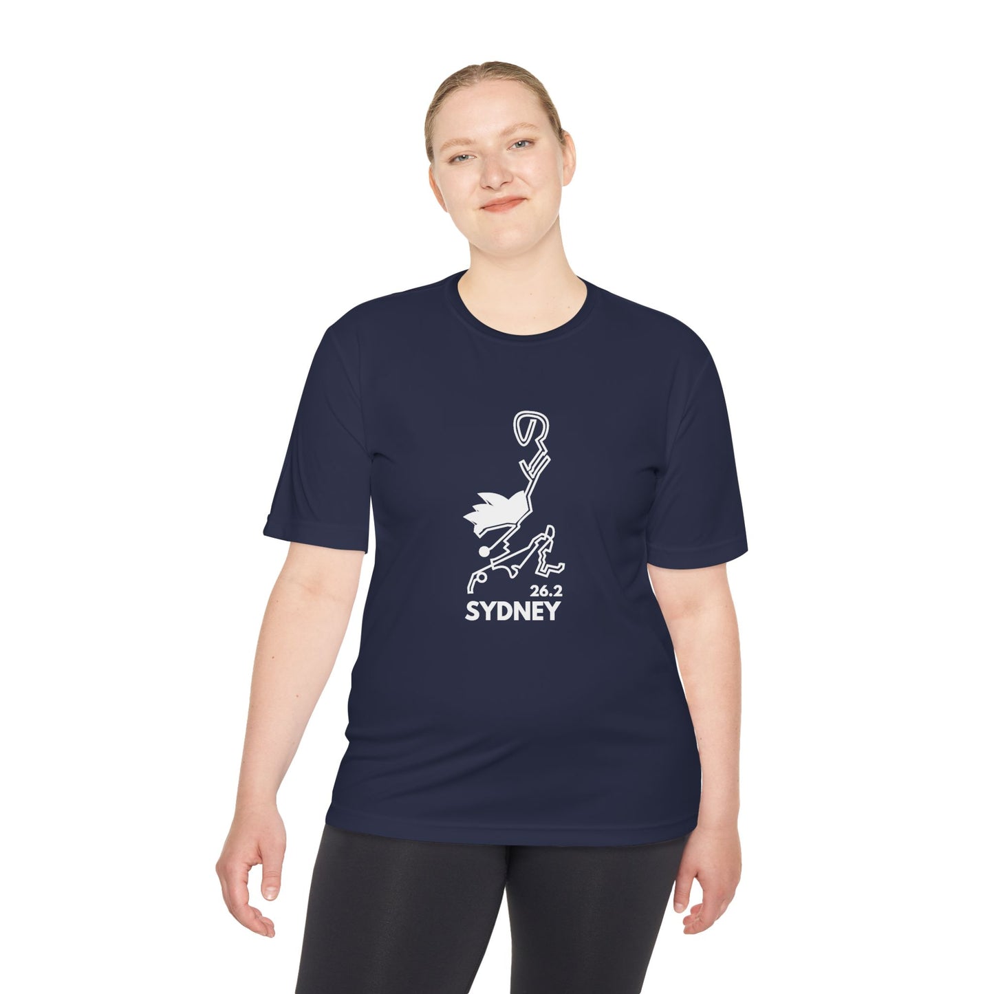 SYDNEY MARATHON ROUTE 26.2 *Premium Athletic T-Shirt W
