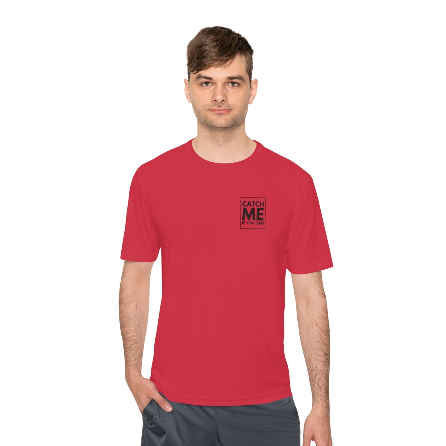 CATCH ME IF YOU CAN *Premium Athletic T-Shirt