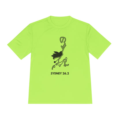 SYDNEY MARATHON ROUTE 26.2 *Premium Athletic T-Shirt