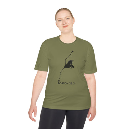 BOSTON MARATHON ROUTE 26.2 *Premium Athletic T-Shirt