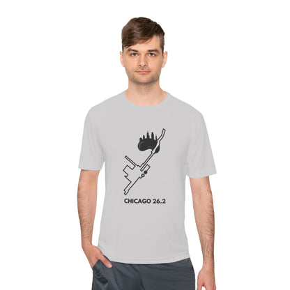 CHICAGO MARATHON ROUTE 26.2 *Premium Athletic T-Shirt