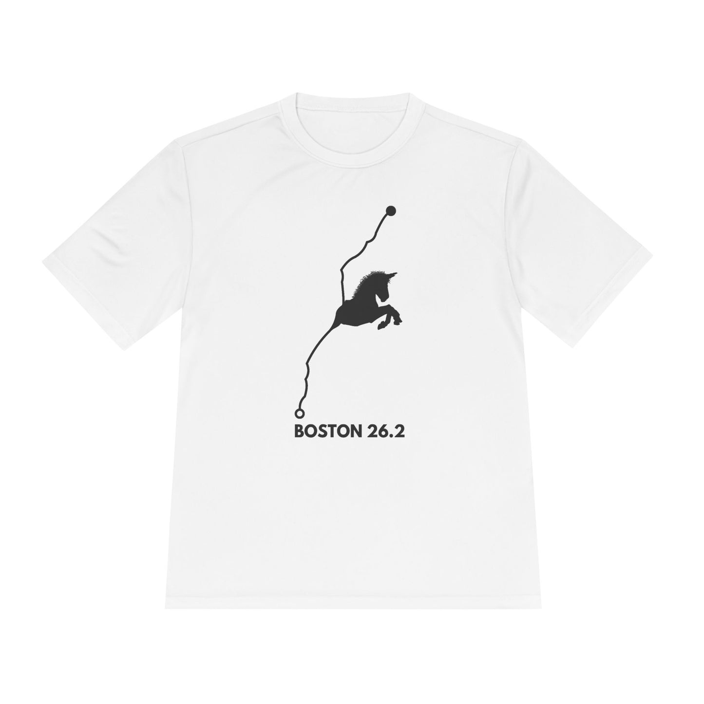 BOSTON MARATHON ROUTE 26.2 *Premium Athletic T-Shirt