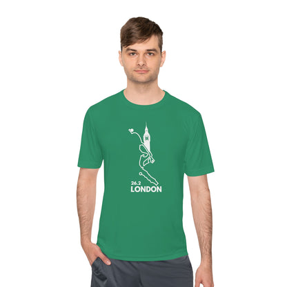 LONDON MARATHON ROUTE 26.2 - *Premium Athletic T-Shirt