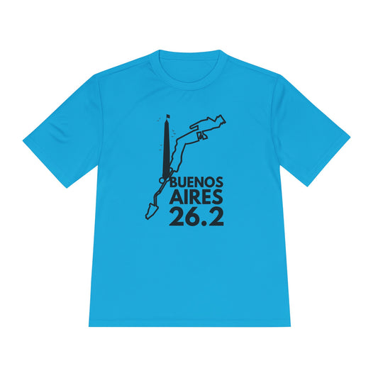 BUENOS AIRES MARATHON ROUTE 26.2 *Premium Athletic T-Shirt