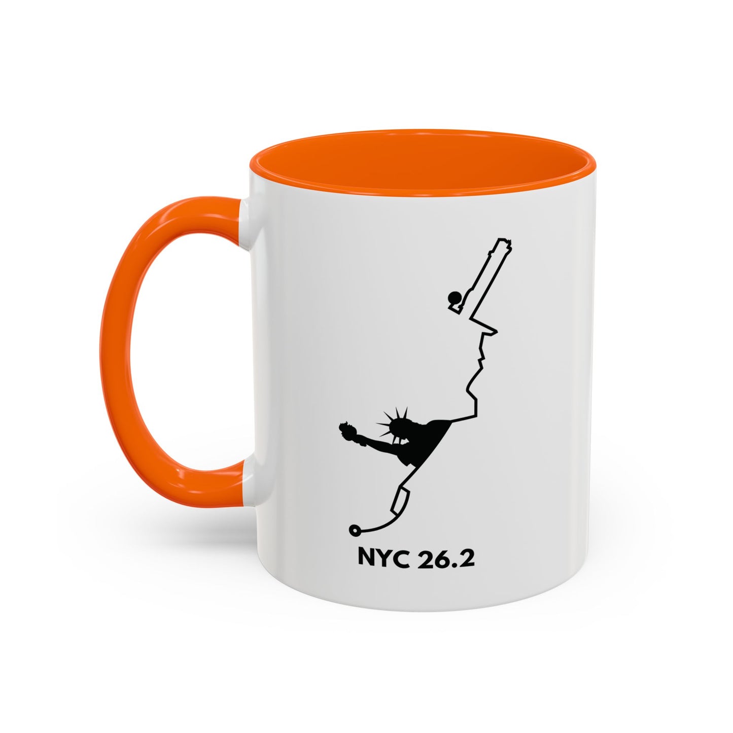 NYC MARATHON ROUTE Mug