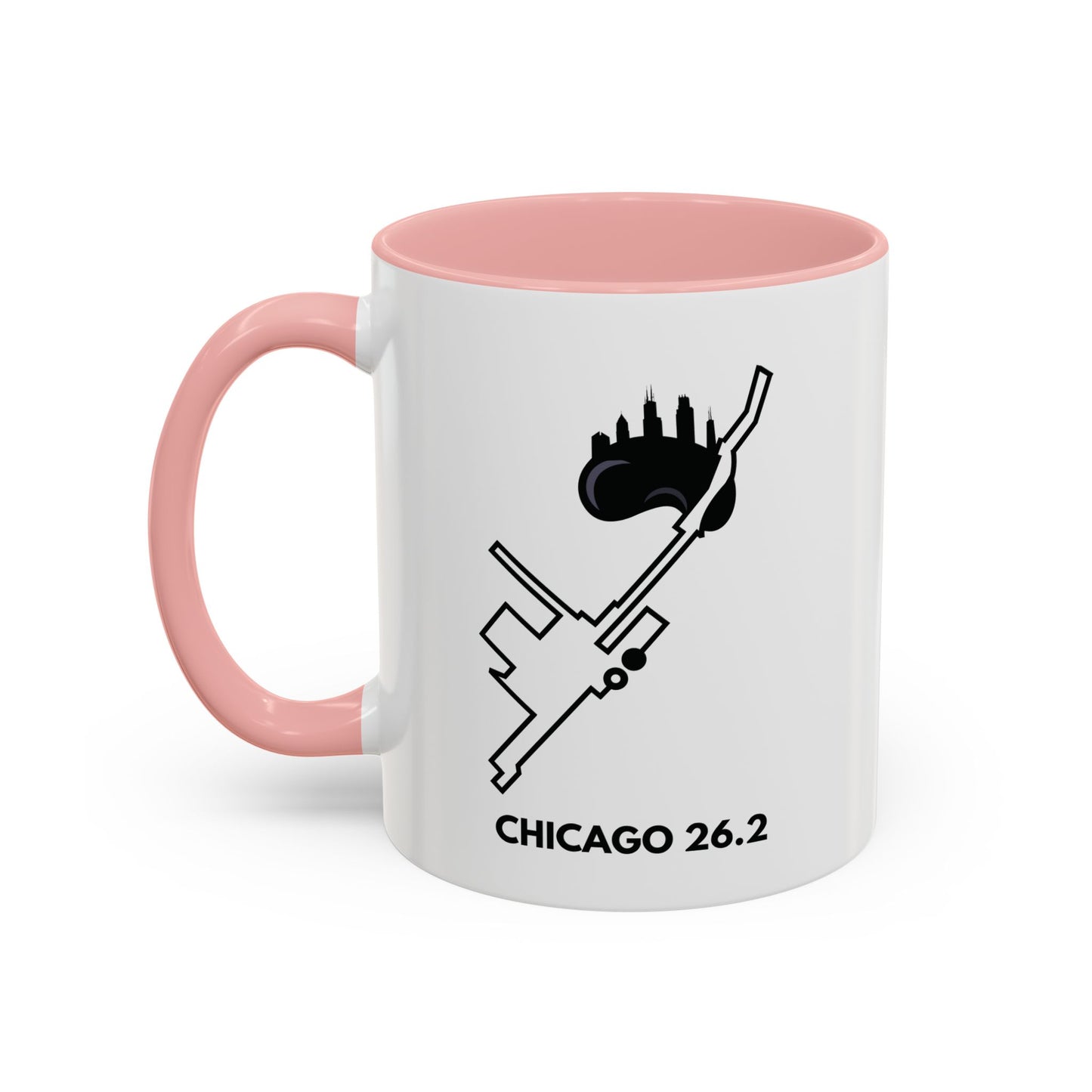 CHICAGO MARATHON ROUTE Mug
