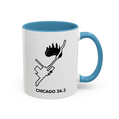 CHICAGO MARATHON ROUTE Mug