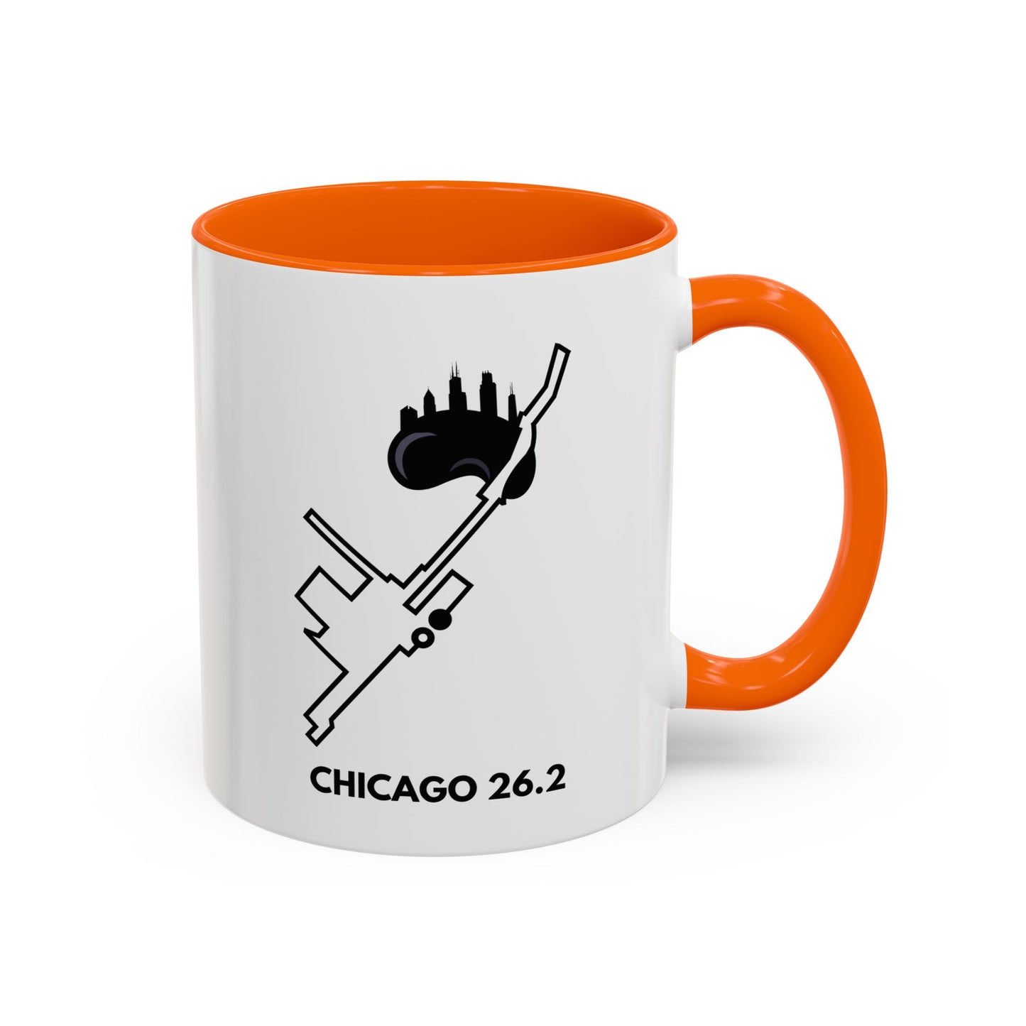 CHICAGO MARATHON ROUTE Mug