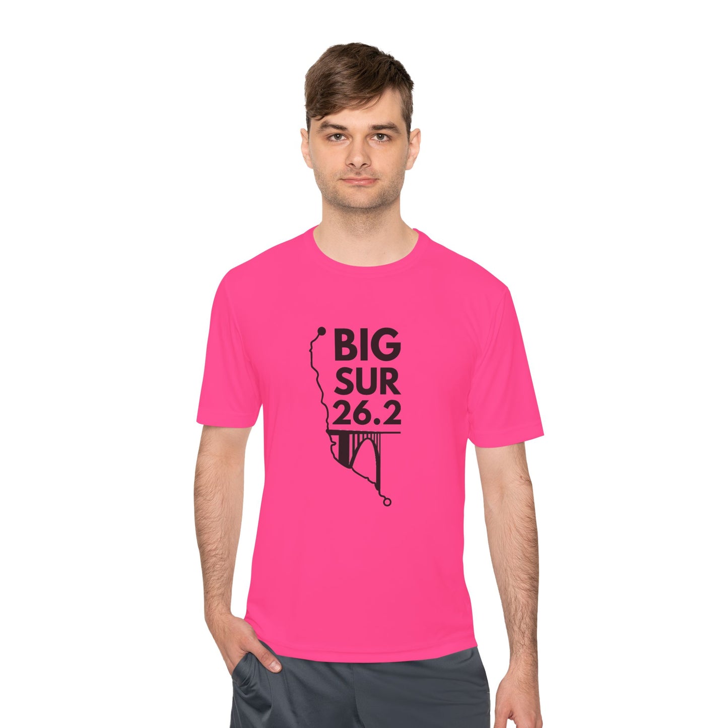 BIG SUR MARATHON ROUTE 26.2 - *Premium Athletic T-Shirt