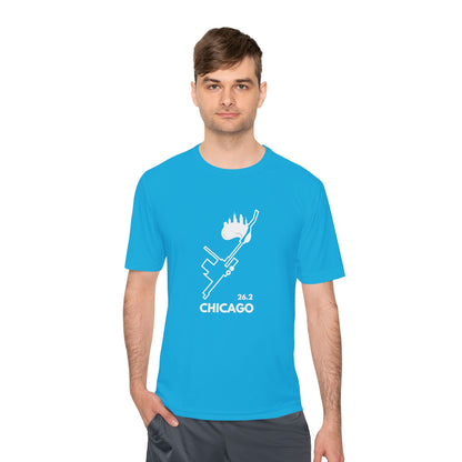 CHICAGO MARATHON ROUTE 26.2 *Premium Athletic T-Shirt W