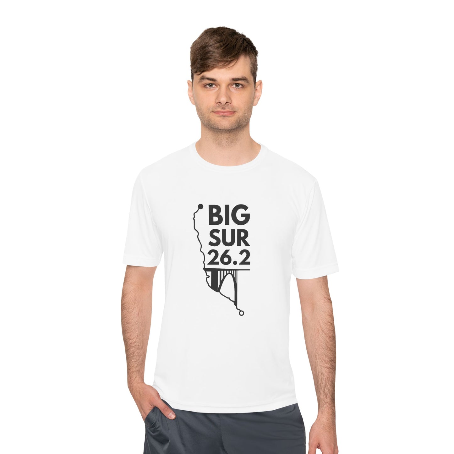 BIG SUR MARATHON ROUTE 26.2 - *Premium Athletic T-Shirt