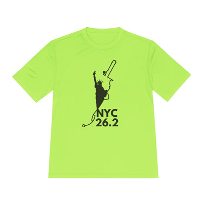 NYC MARATHON ROUTE 26.2 *Premium Athletic T-Shirt