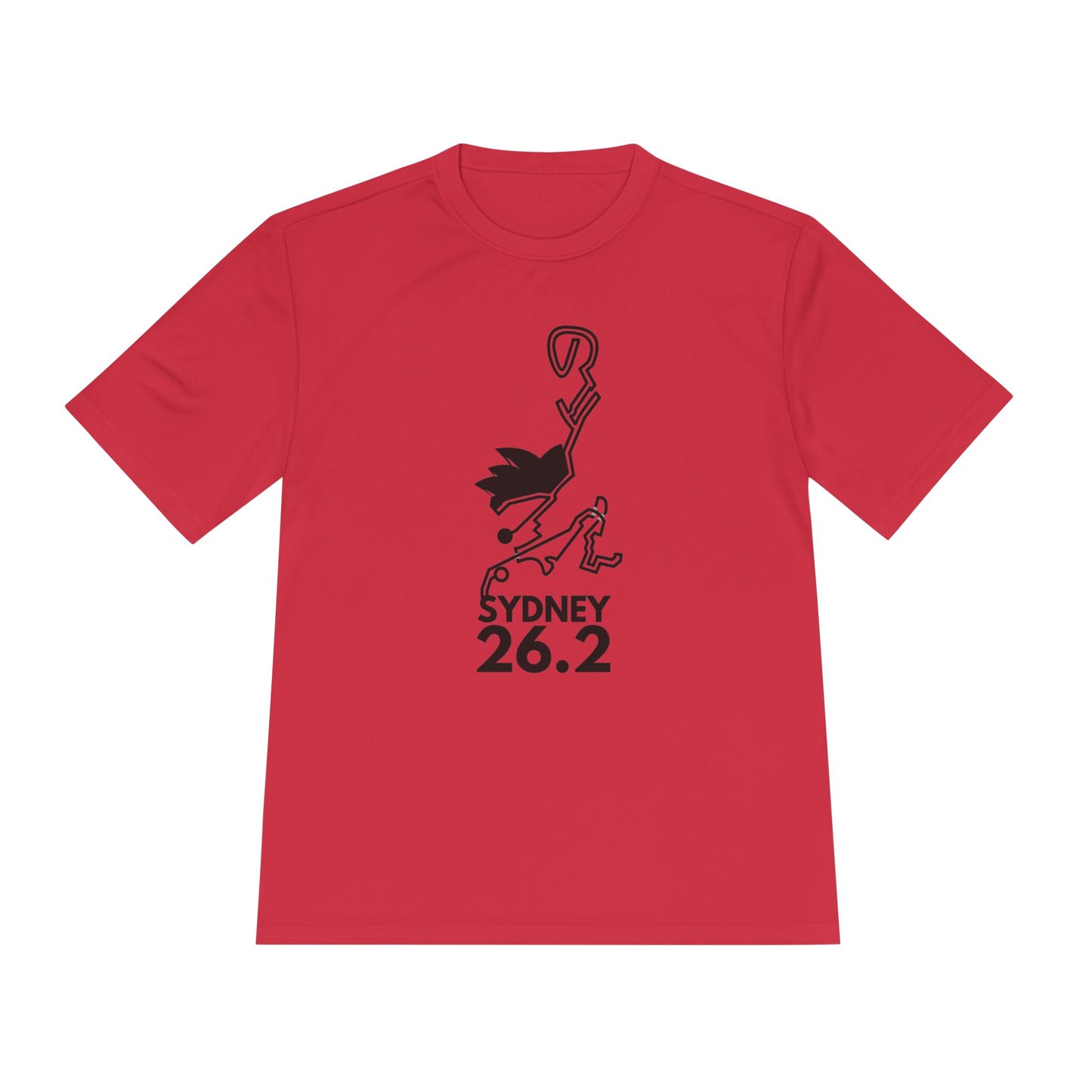 SYDNEY MARATHON ROUTE 26.2 *Premium Athletic T-Shirt