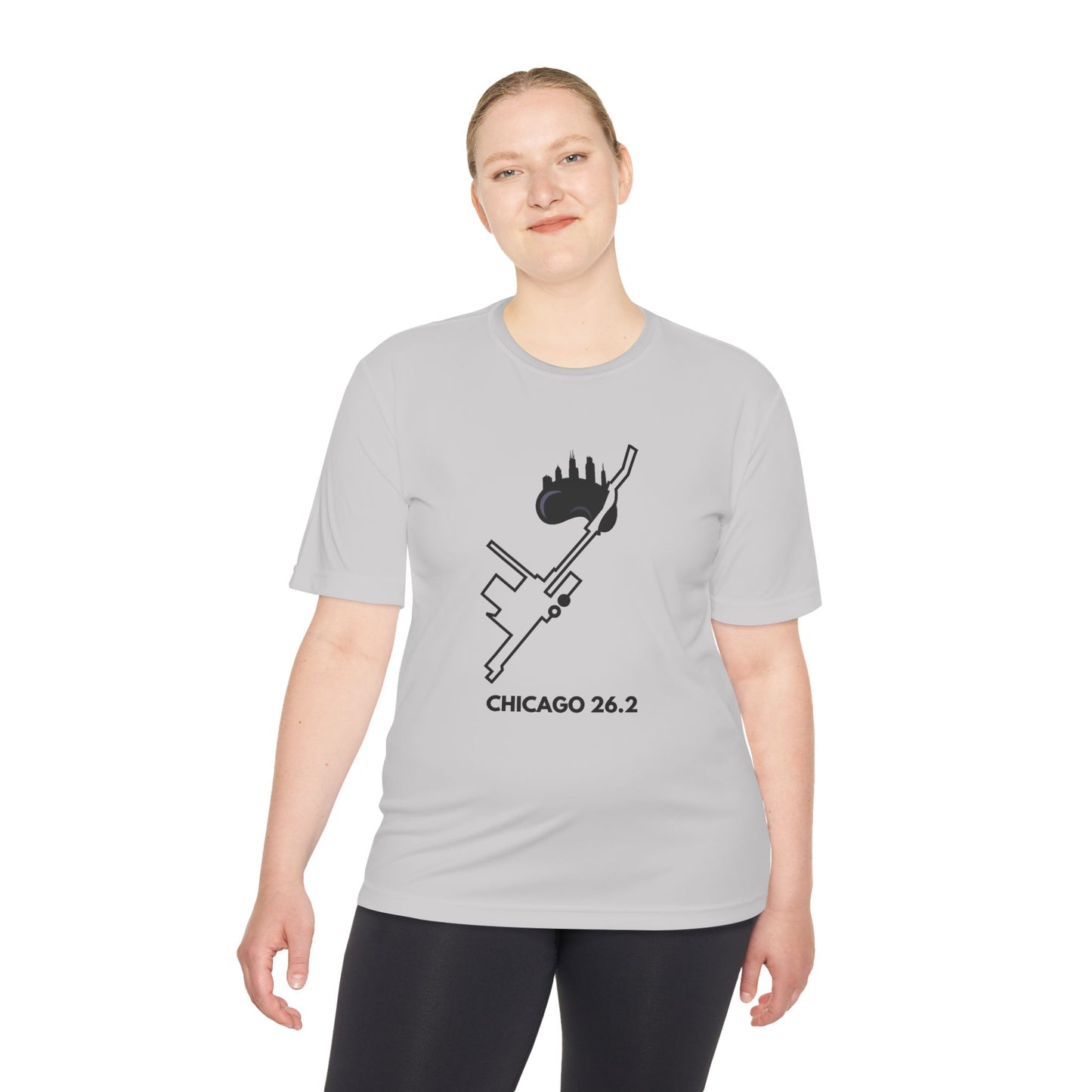 CHICAGO MARATHON ROUTE 26.2 *Premium Athletic T-Shirt