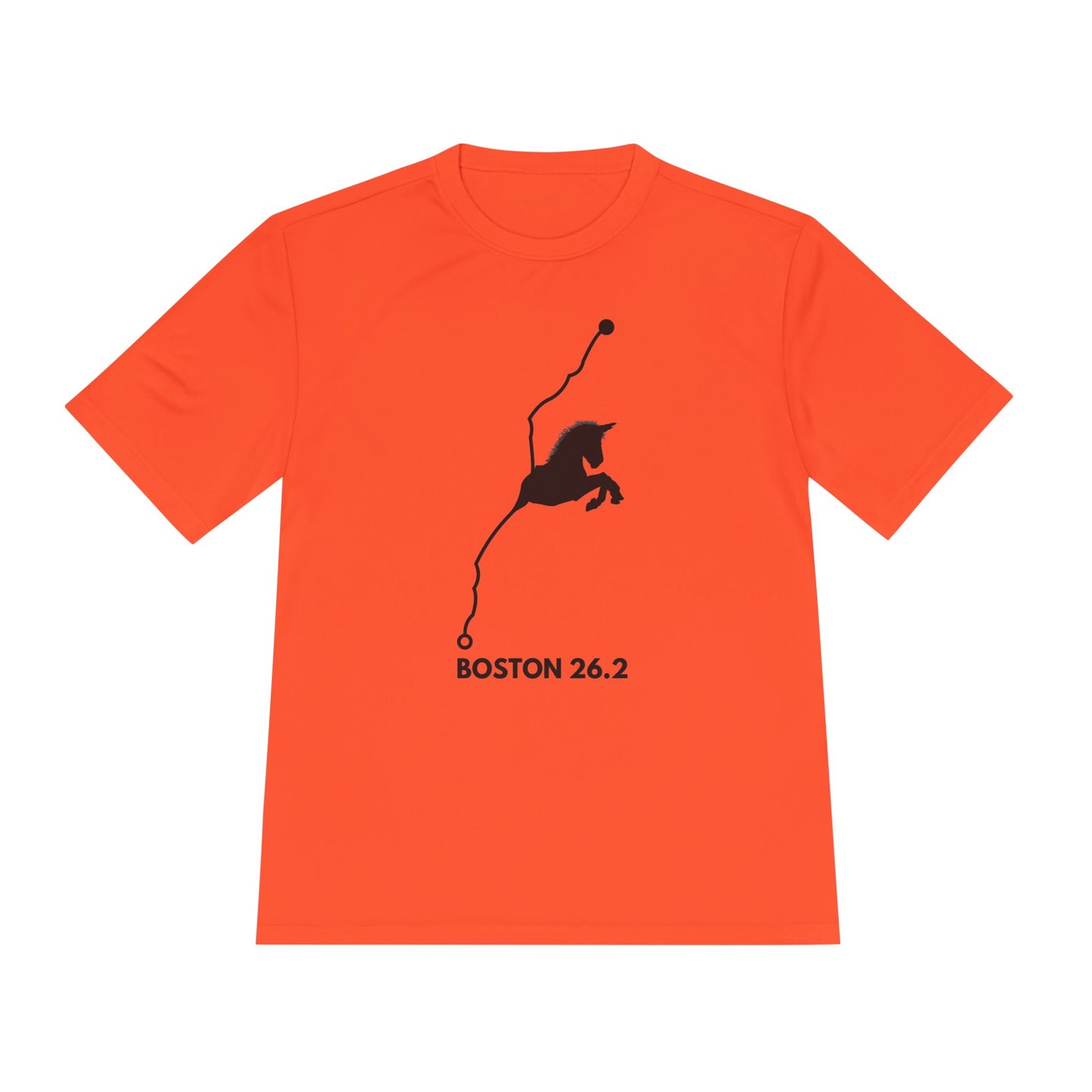 BOSTON MARATHON ROUTE 26.2 *Premium Athletic T-Shirt