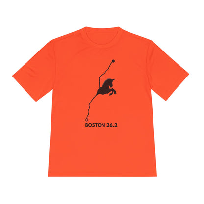 BOSTON MARATHON ROUTE 26.2 *Premium Athletic T-Shirt
