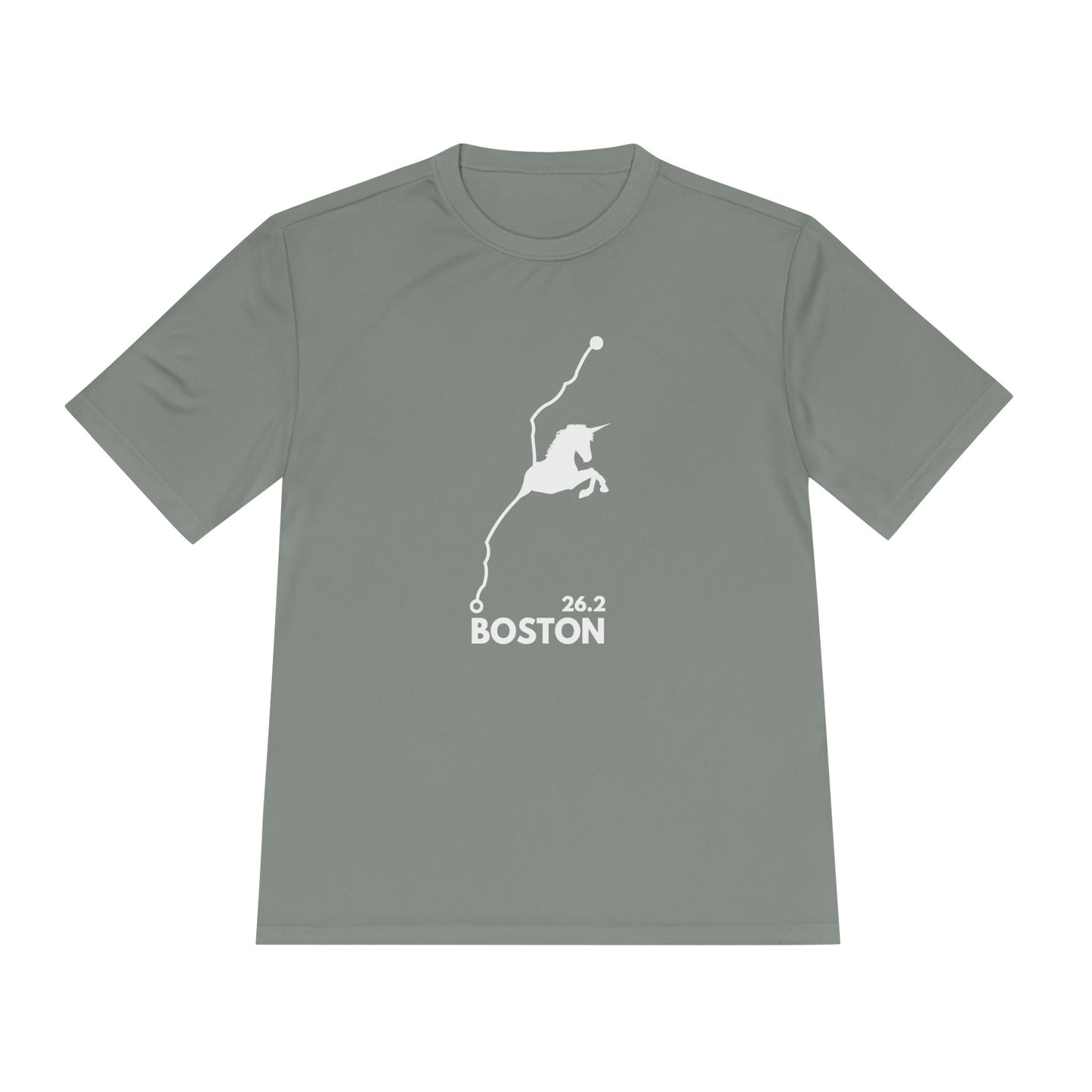 BOSTON MARATHON ROUTE 26.2 *Premium Athletic T-Shirt W
