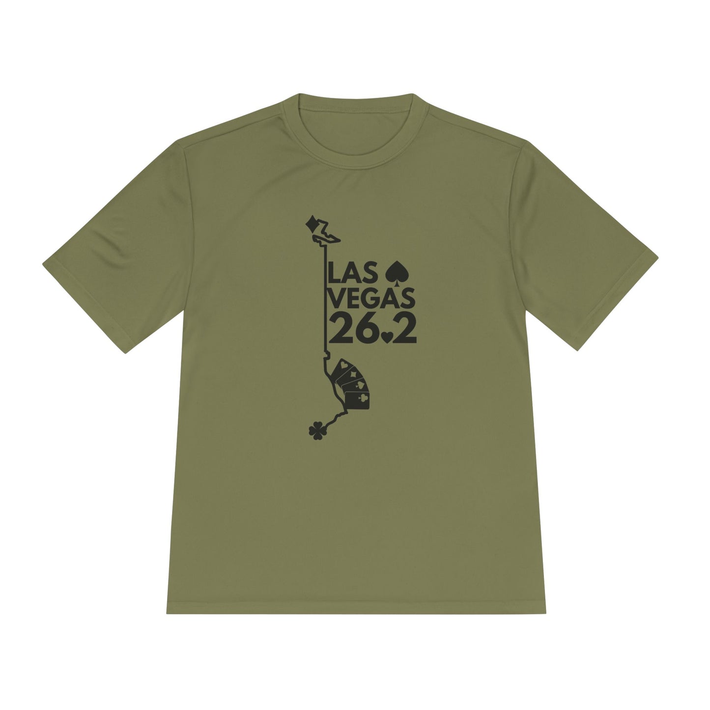 LAS VEGAS MARATHON ROUTE 26.2 *Premium Athletic T-Shirt