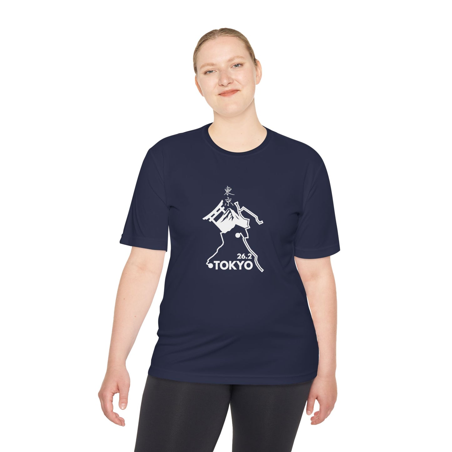 TOKYO MARATHON ROUTE *Premium Athletic T-Shirt W