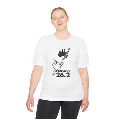 CHICAGO MARATHON ROUTE 26.2 *Premium Athletic T-Shirt