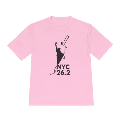 NYC MARATHON ROUTE 26.2 *Premium Athletic T-Shirt