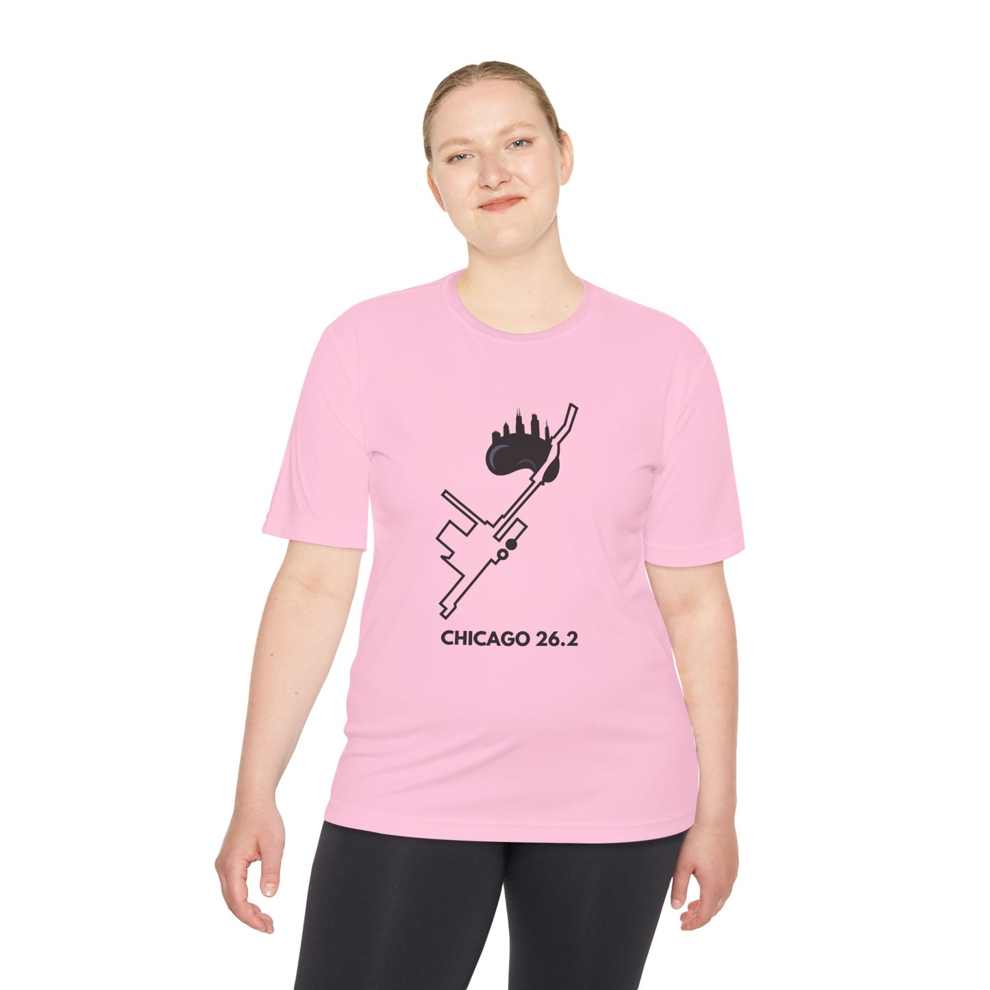 CHICAGO MARATHON ROUTE 26.2 *Premium Athletic T-Shirt