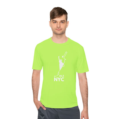 NYC MARATHON ROUTE 26.2 *Premium Athletic T-Shirt W