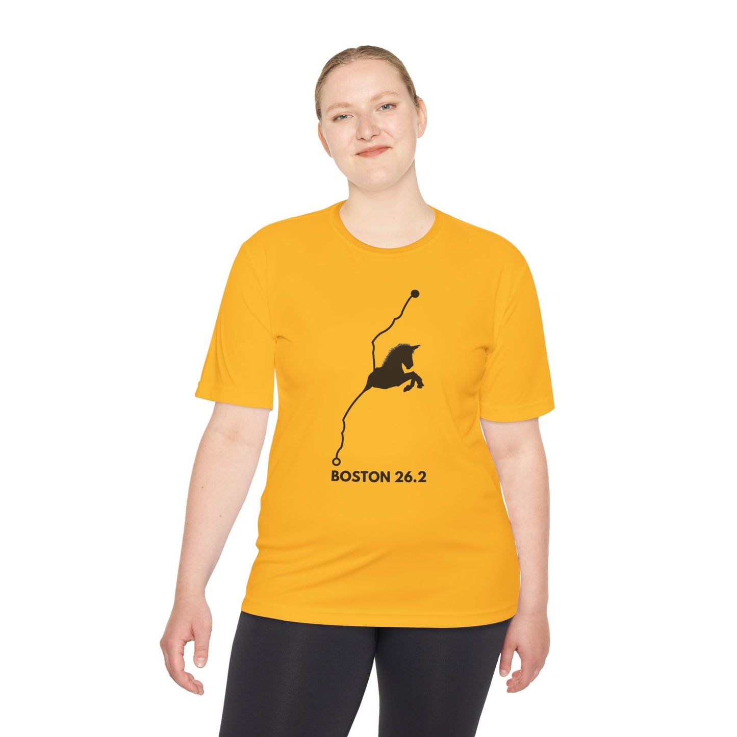 BOSTON MARATHON ROUTE 26.2 *Premium Athletic T-Shirt