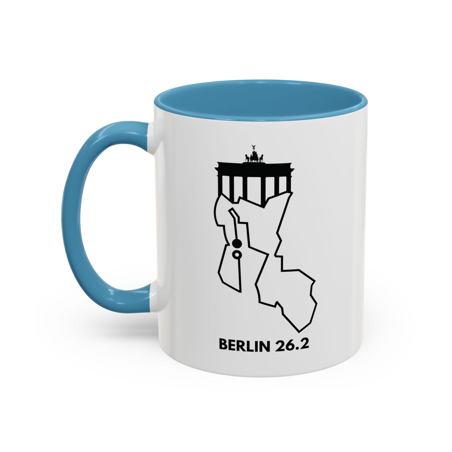 BERLIN MARATHON ROUTE 26.2 - Mug