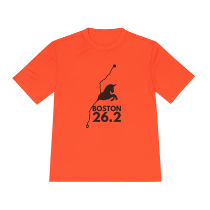 BOSTON MARATHON ROUTE 26.2 *Premium Athletic T-Shirt