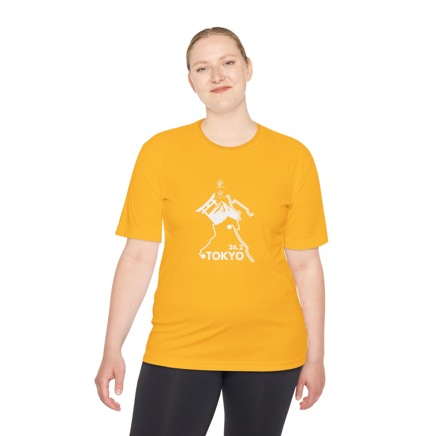 TOKYO MARATHON ROUTE *Premium Athletic T-Shirt W