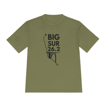 BIG SUR MARATHON ROUTE 26.2 - *Premium Athletic T-Shirt