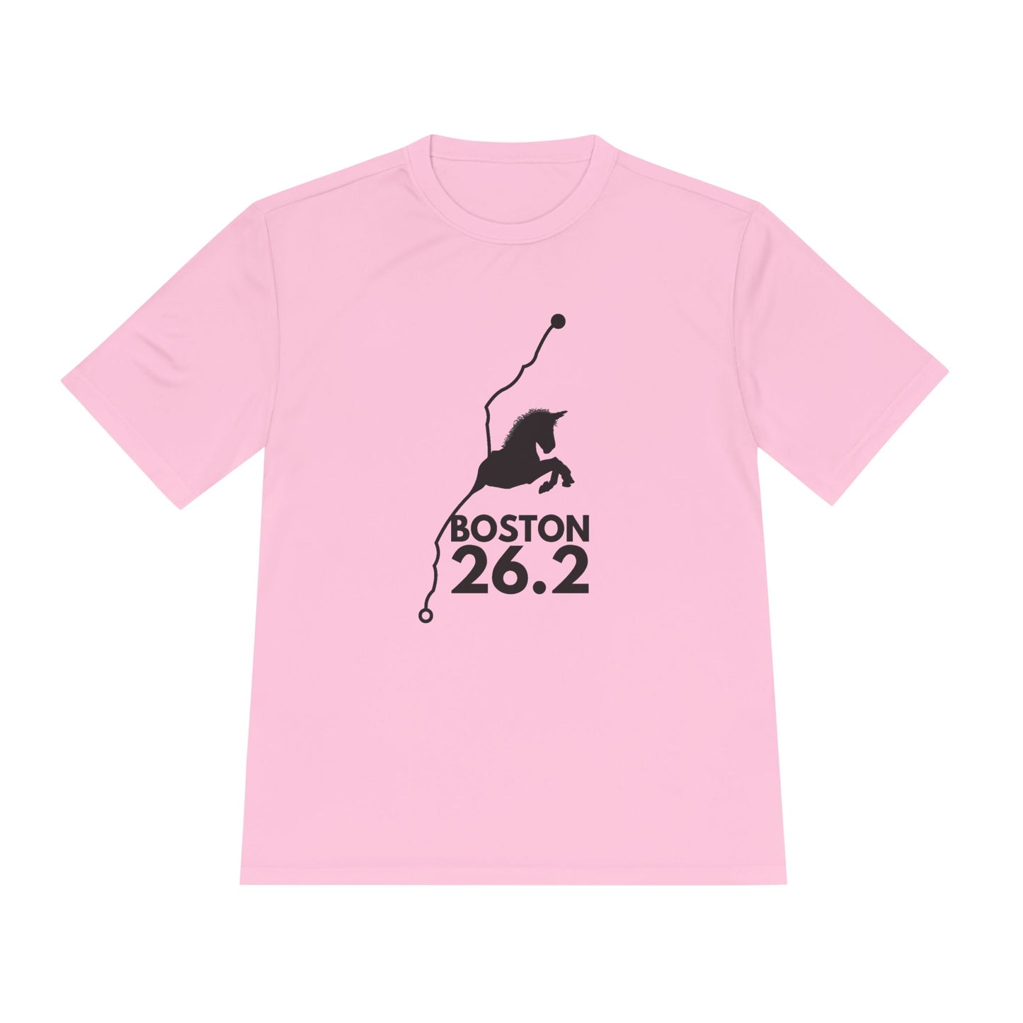 BOSTON MARATHON ROUTE 26.2 *Premium Athletic T-Shirt