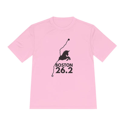 BOSTON MARATHON ROUTE 26.2 *Premium Athletic T-Shirt