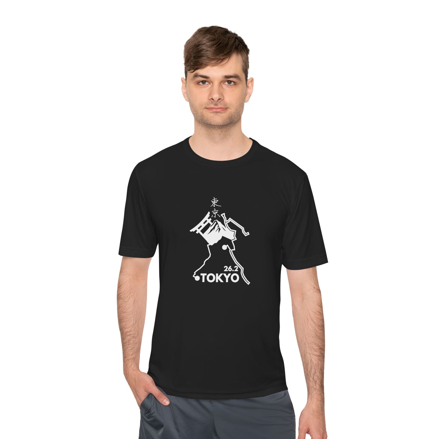 TOKYO MARATHON ROUTE *Premium Athletic T-Shirt W