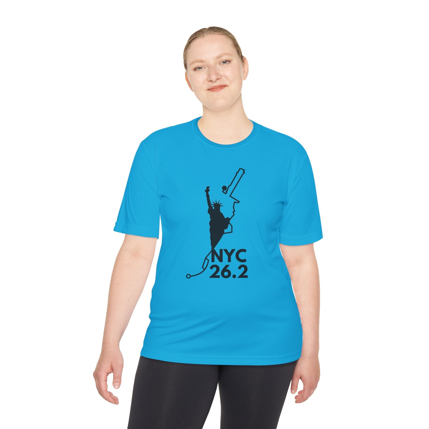 NYC MARATHON ROUTE 26.2 *Premium Athletic T-Shirt