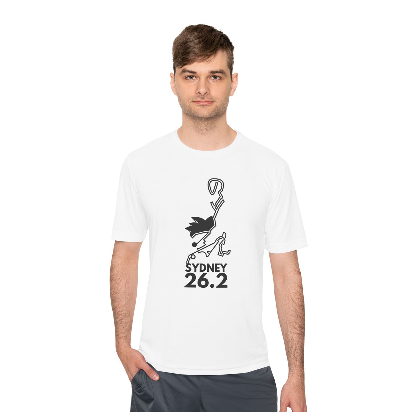 SYDNEY MARATHON ROUTE 26.2 *Premium Athletic T-Shirt
